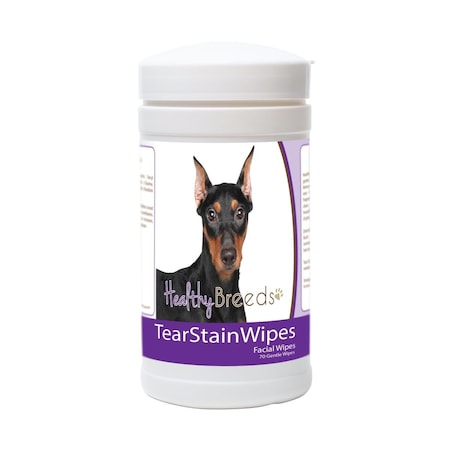 Healthy Breeds German Pinscher Tear Stain Wipes - 70 Count, 70PK 840235173571